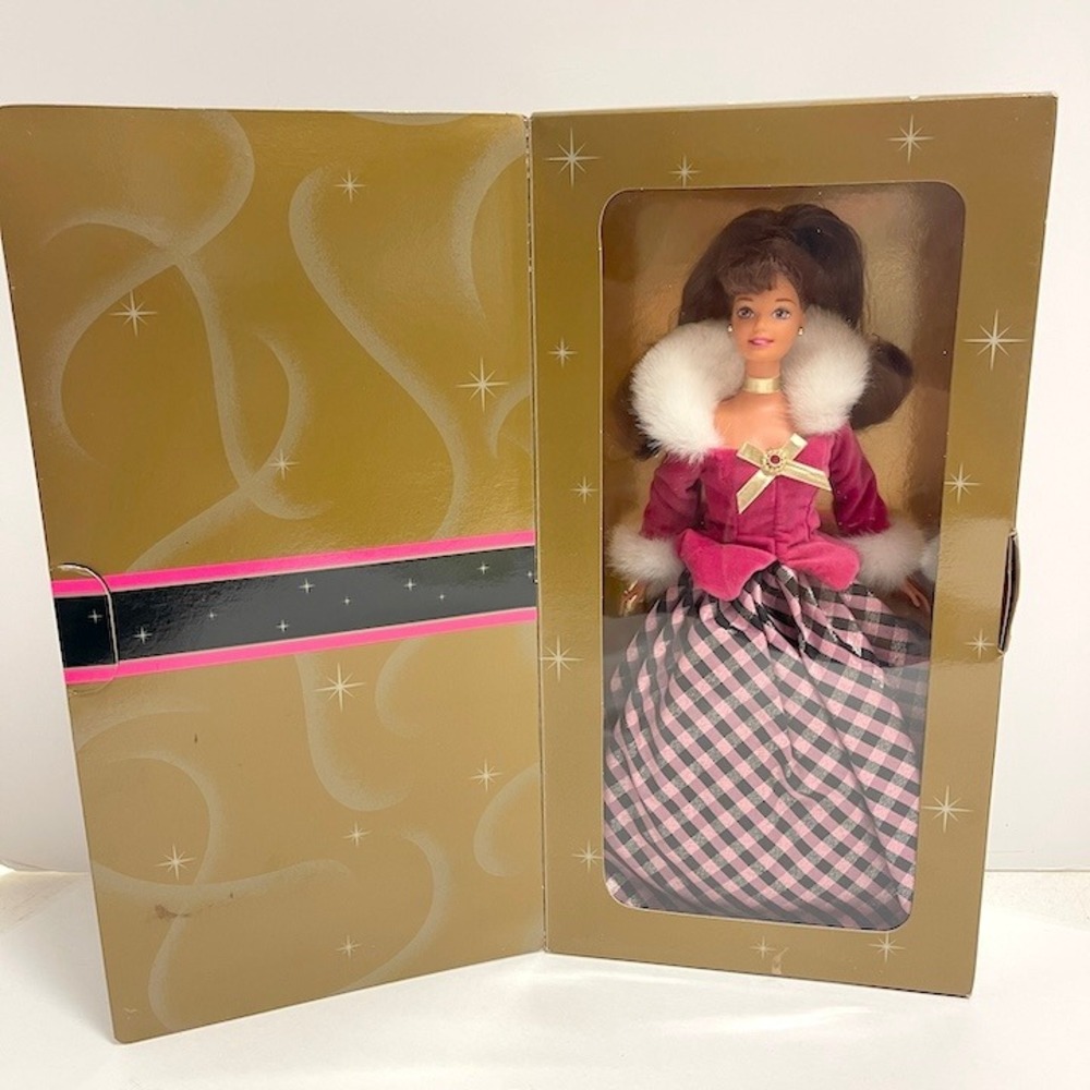 1996 Winter Rhapsody Barbie Doll Avon Special Edition 2nd Brunette‎ Series Doll